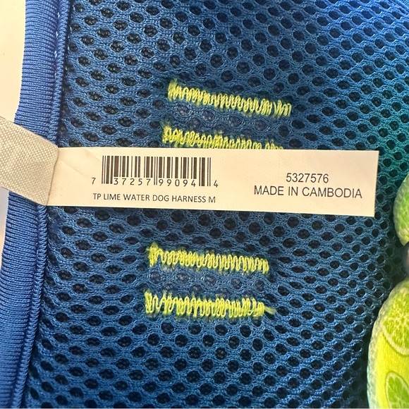 Like new! Top Paw Dog Harness Lime Water M - Picture 7 of 7